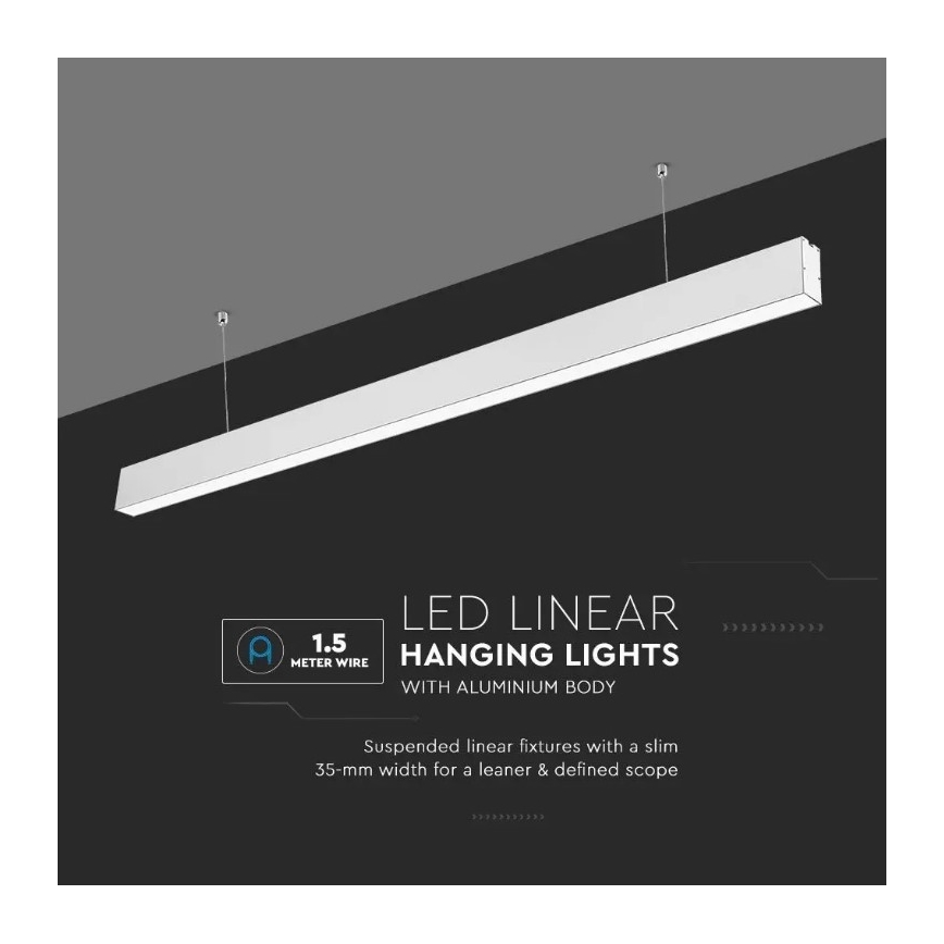 LED Lühter SAMSUNG CHIP LED/40W/230V 6400K valge