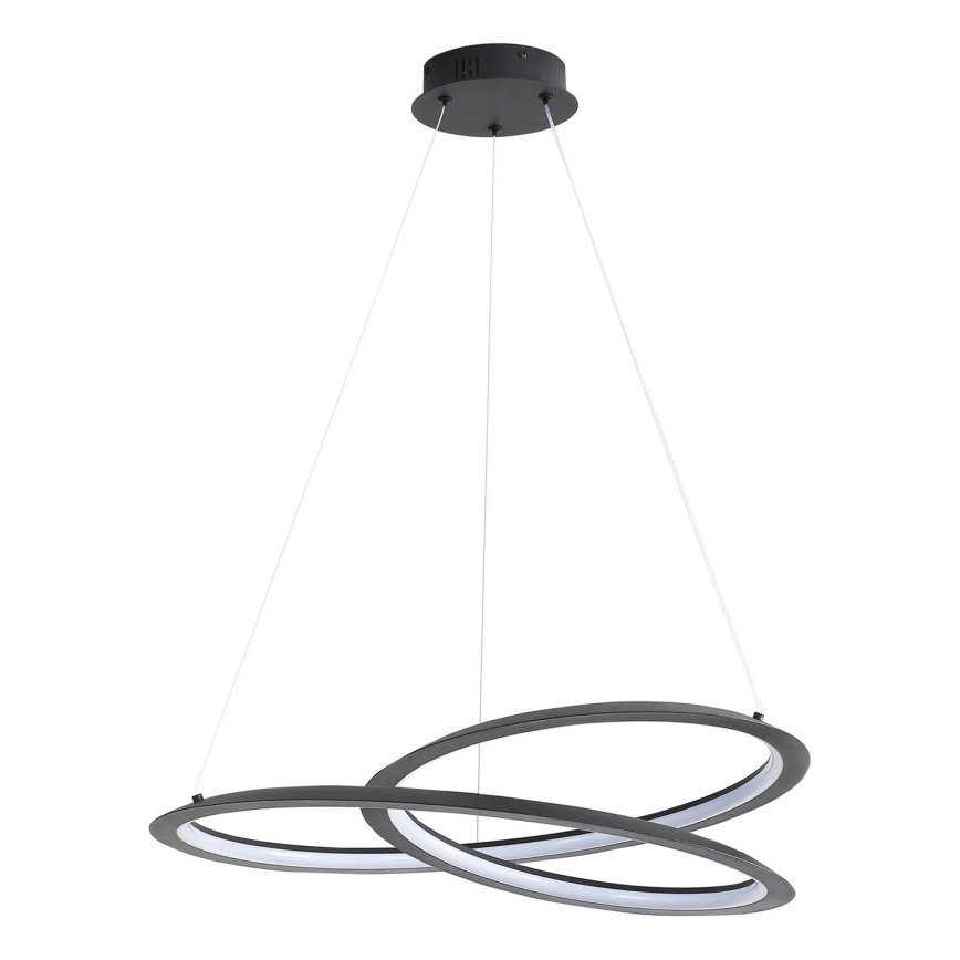 LED Lühter TANGO LED/44W/230V 4000K d. 60 cm must
