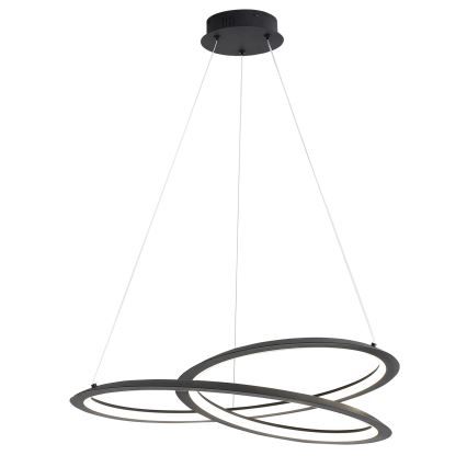 LED Lühter TANGO LED/44W/230V 4000K d. 60 cm must