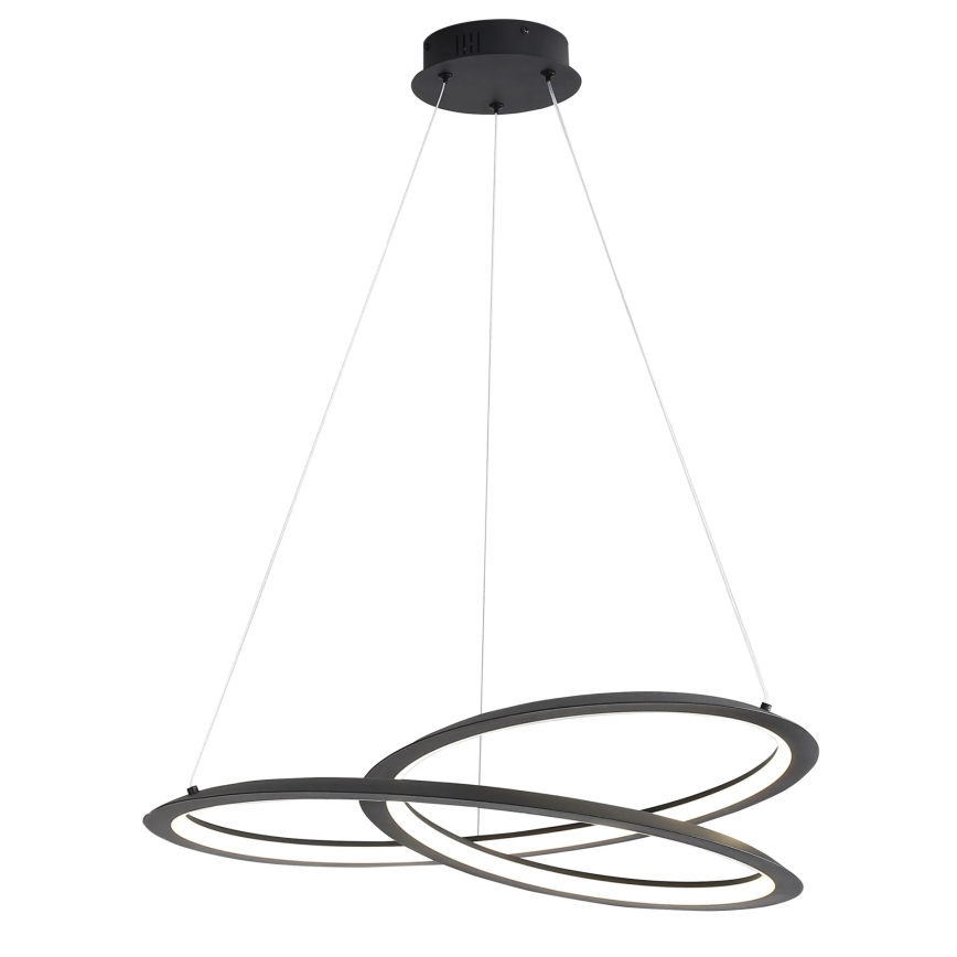 LED Lühter TANGO LED/44W/230V 4000K d. 60 cm must