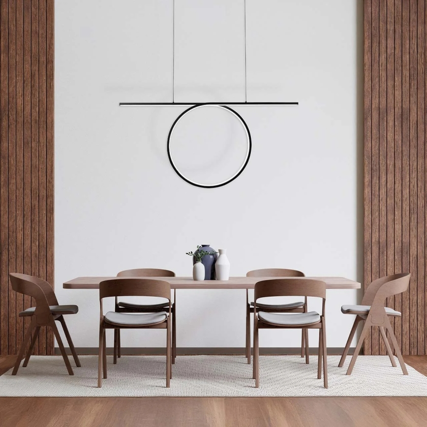 LED-lühter traadil ODETTA LED/42W/230V 4000K must