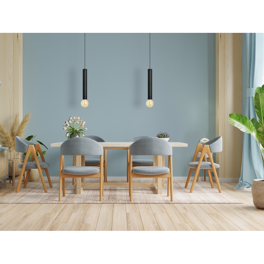 LED Lühter TUBA 1xGU10/20W/230V must