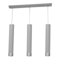 LED Lühter TUBA 3xGU10/4,8W/230V hall/läikiv kroom