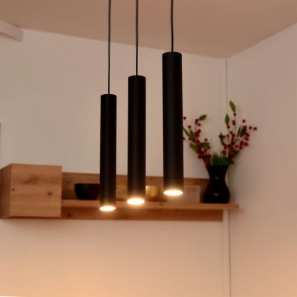 LED Lühter TUBA 3xGU10/4,8W/230V must