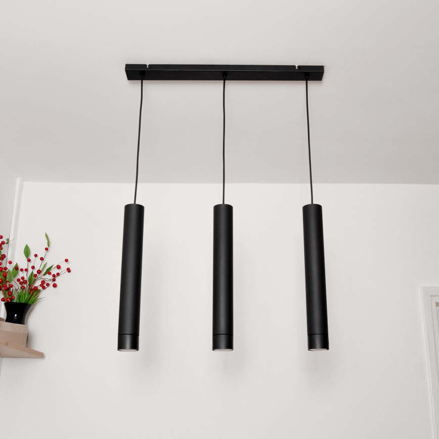 LED Lühter TUBA 3xGU10/4,8W/230V must