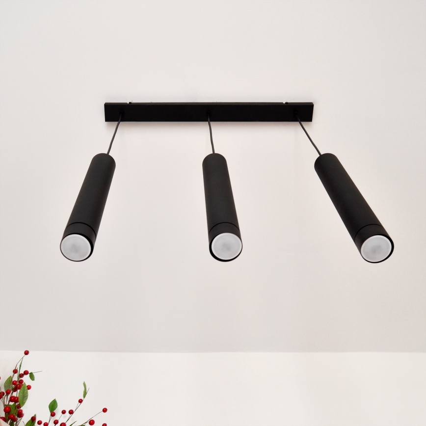 LED Lühter TUBA 3xGU10/4,8W/230V must