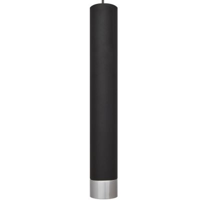 LED Lühter TUBA 3xGU10/4,8W/230V must/läikiv kroom