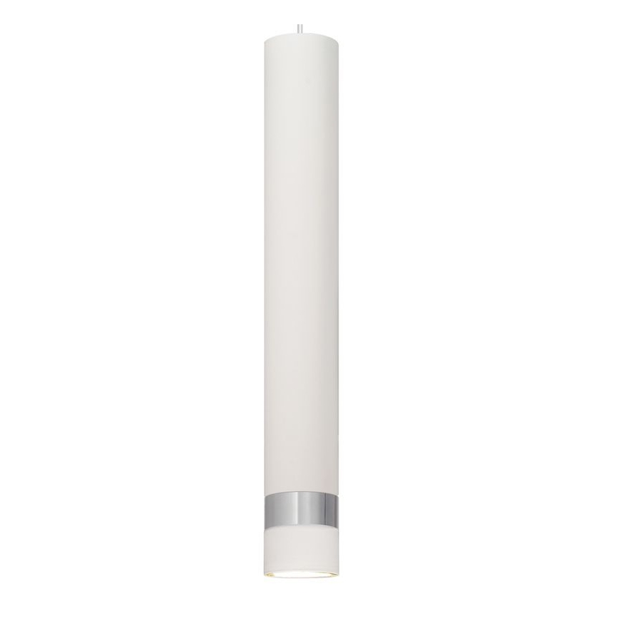 LED Lühter TUBA 3xGU10/4,8W/230V valge/läikiv kroom
