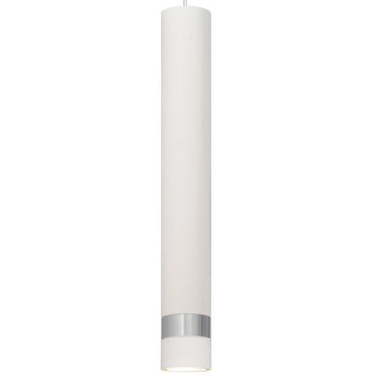 LED Lühter TUBA 3xGU10/4,8W/230V valge/läikiv kroom