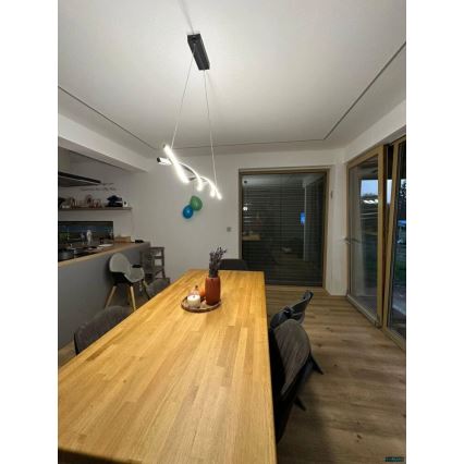 LED Lühter TWIST LED/37W/230V 4000K 120 cm kuldne