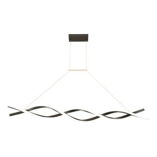 LED Lühter TWIST LED/37W/230V 4000K 120 cm must