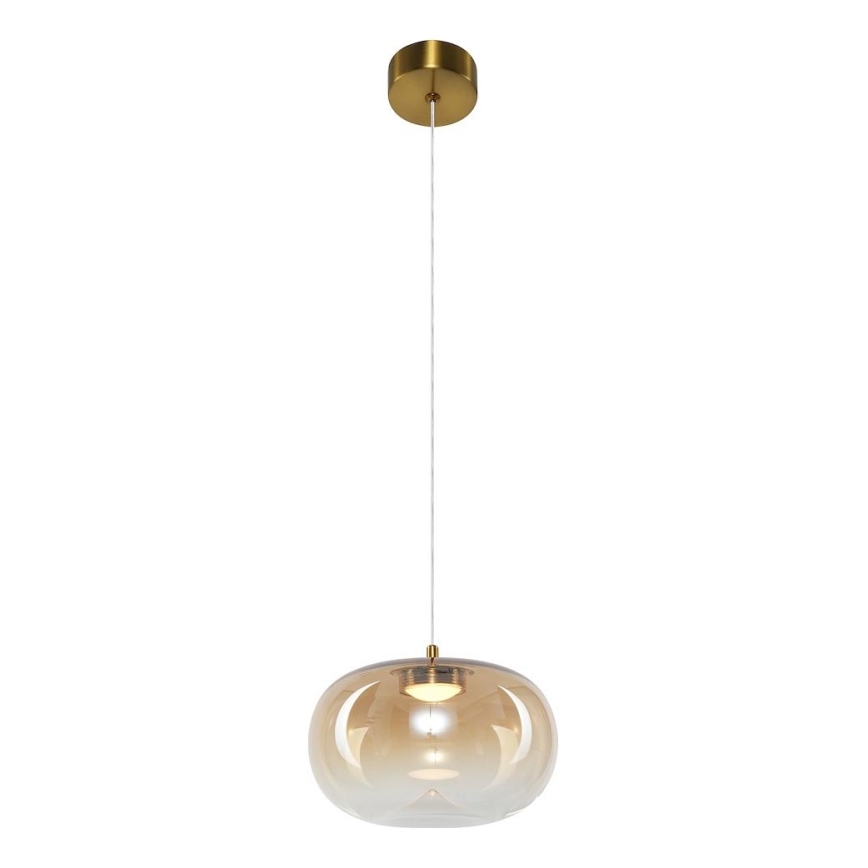 LED Lühter VASO LED/4W/230V d. 18 cm kuldne/suitsune