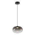 LED Lühter VASO LED/4W/230V d. 18 cm must/suitsune