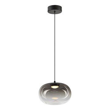 LED Lühter VASO LED/4W/230V d. 18 cm must/suitsune