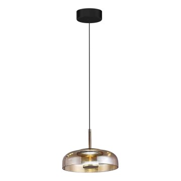 LED Lühter VETRO LED/6W/230V d. 23 cm beež/must