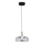 LED Lühter VETRO LED/6W/230V d. 23 cm hall/must