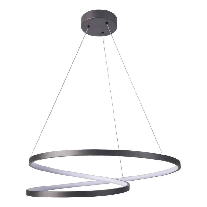 LED Lühter ZEFIRA LED/52W/230V 4000K d. 60 cm antratsiit