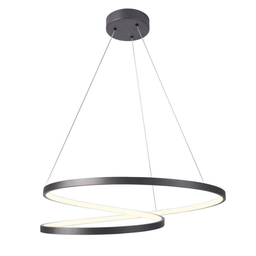 LED Lühter ZEFIRA LED/52W/230V 4000K d. 60 cm antratsiit
