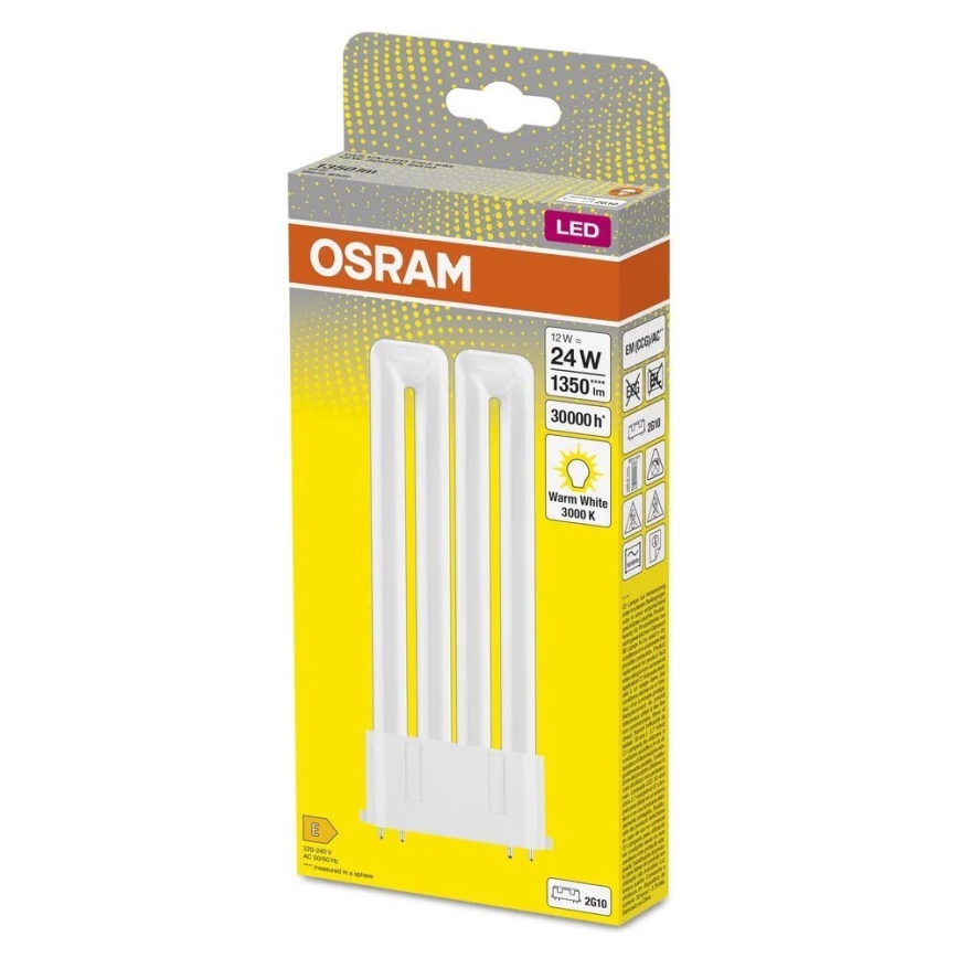 LED Luminofoortoru 2G10/12W/230V 3000K - Osram