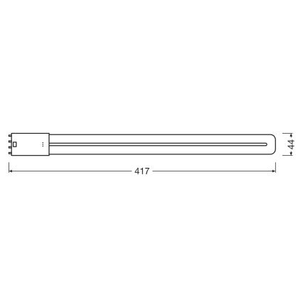 LED Luminofoortoru 2G11/18W/230V 4000K - Osram