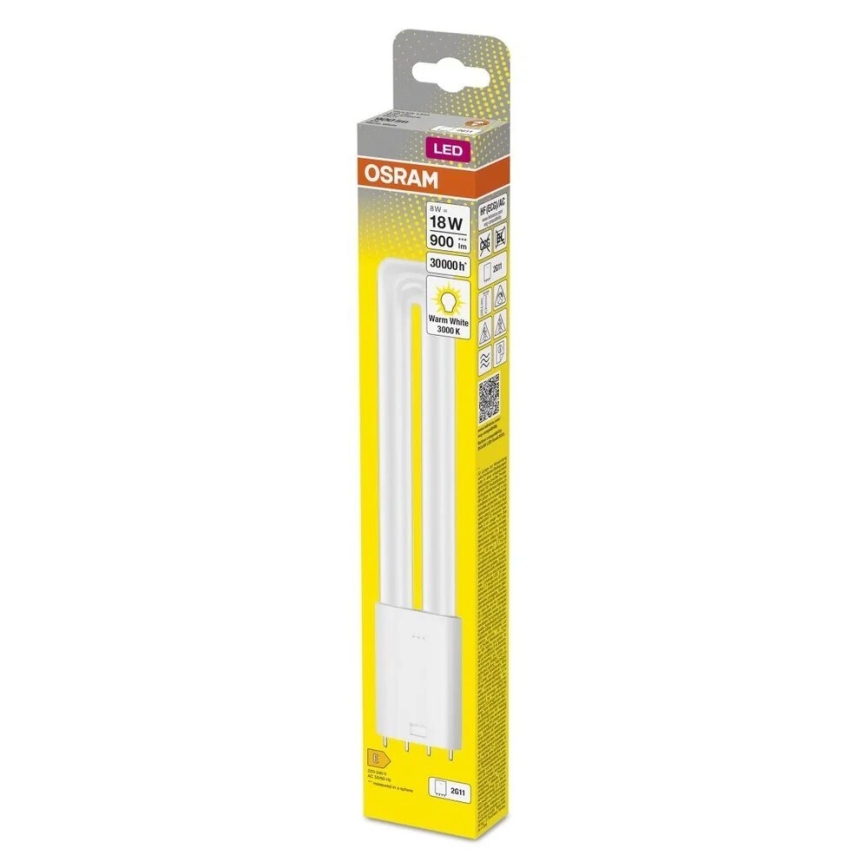 LED Luminofoortoru 2G11/8W/230V 3000K - Osram