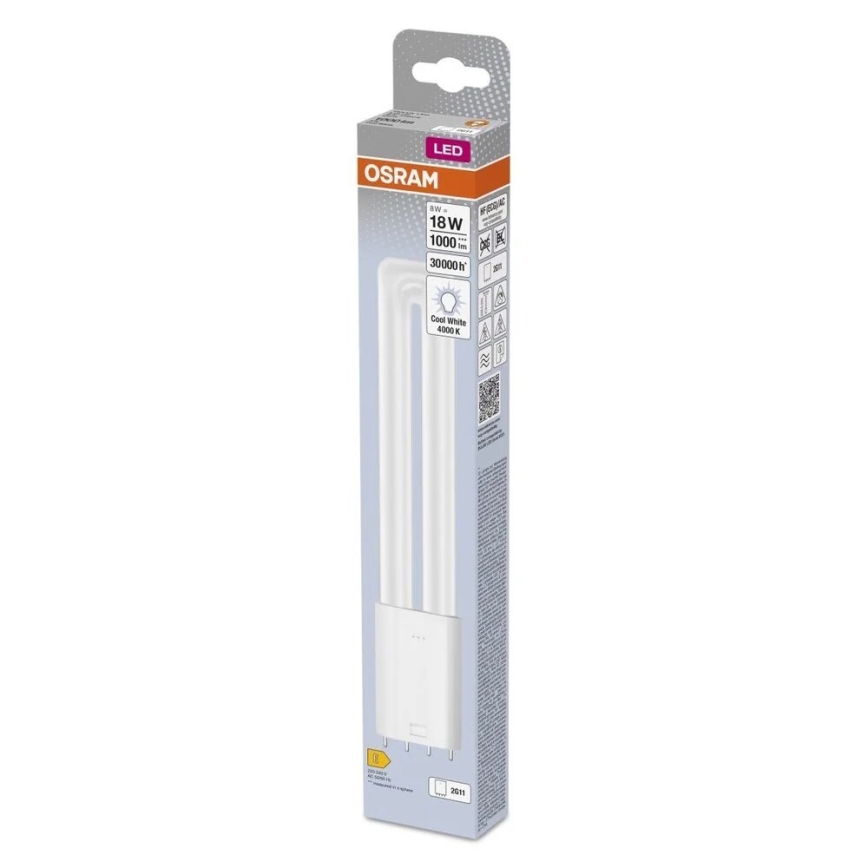 LED Luminofoortoru 2G11/8W/230V 4000K - Osram