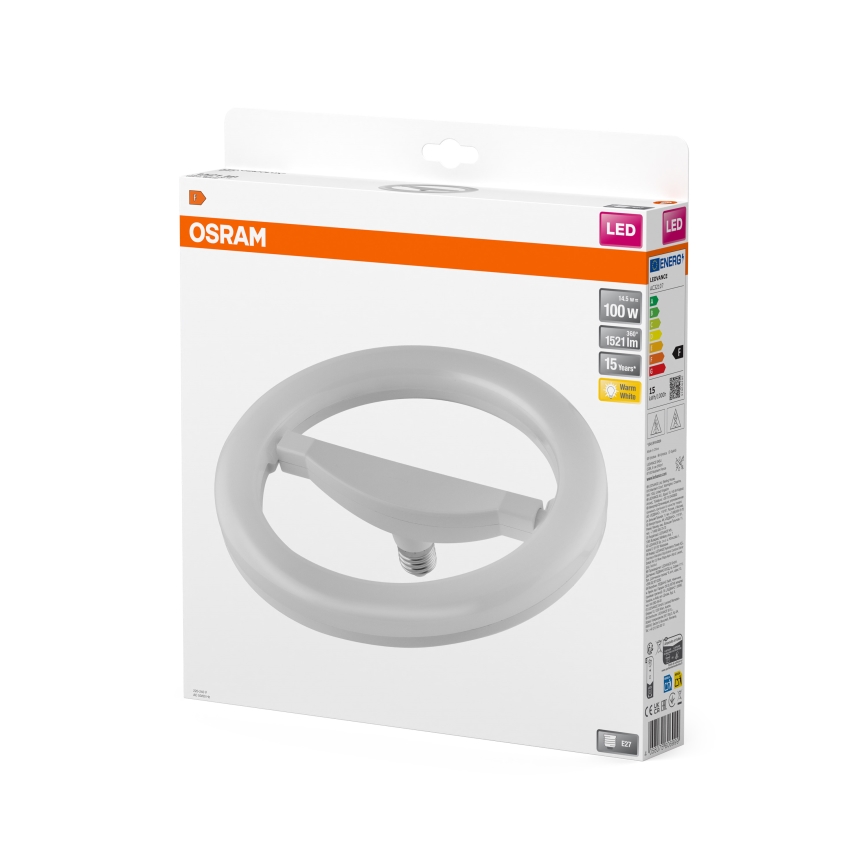 LED Luminofoortoru E27/14,5W/230V 2700K - Osram