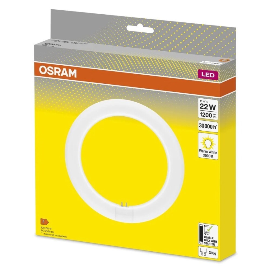 LED Luminofoortoru G10q/11W/230V 3000K - Osram