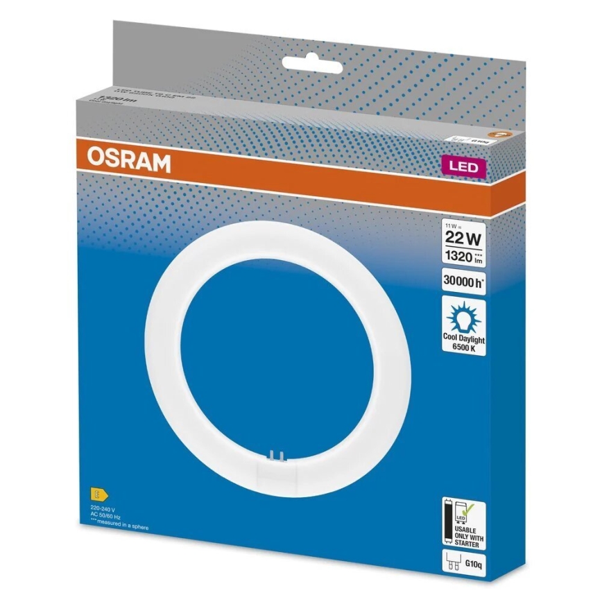 LED Luminofoortoru G10q/11W/230V 6500K - Osram