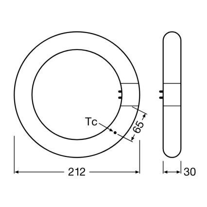 LED Luminofoortoru G10q/11W/230V 6500K - Osram