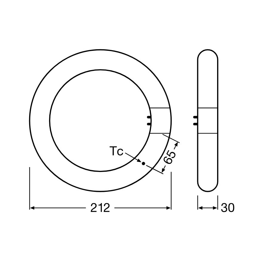 LED Luminofoortoru G10q/11W/230V 6500K - Osram