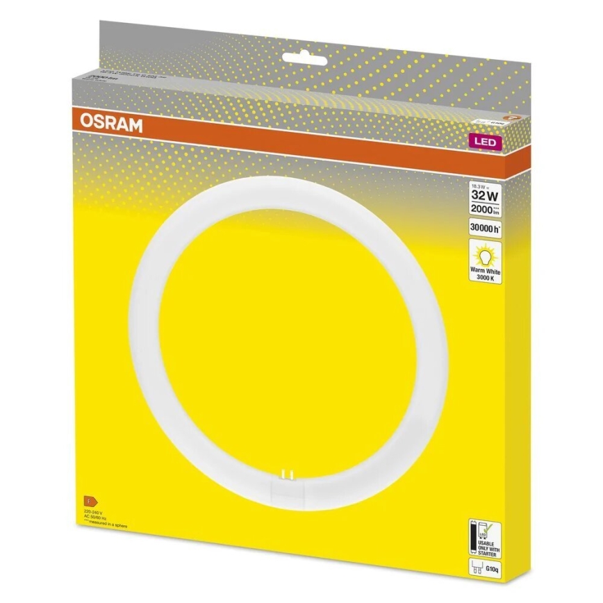 LED Luminofoortoru G10q/18,3W/230V 3000K - Osram