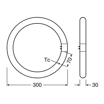 LED Luminofoortoru G10q/18,3W/230V 6500K - Osram
