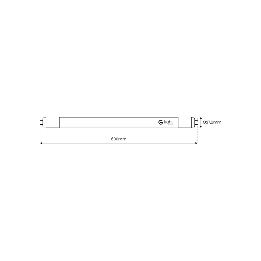 LED Luminofoortoru G13/9W/230V 4000K 60 cm