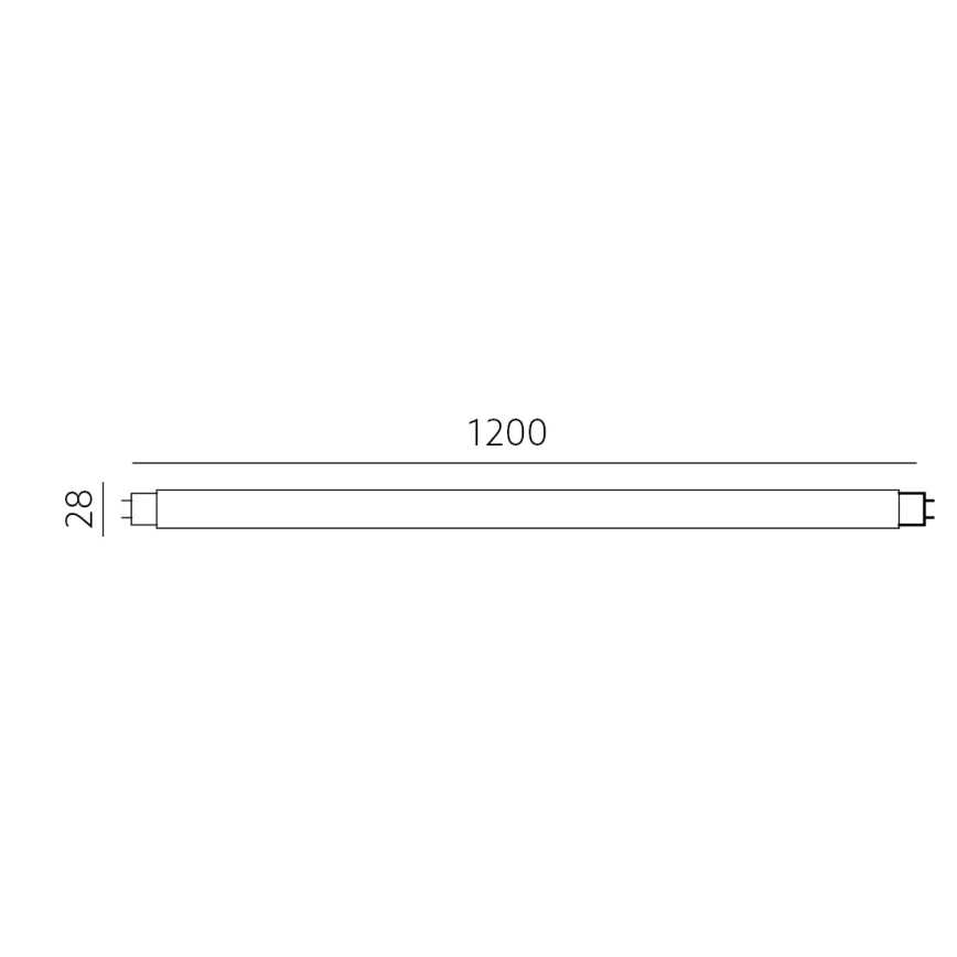 LED Luminofoortoru T8 G13/18W/230V 4000K 120 cm