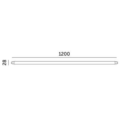 LED Luminofoortoru T8 G13/18W/230V 6500K 120 cm