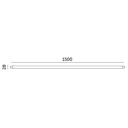 LED Luminofoortoru T8 G13/22W/230V 4000K 150 cm