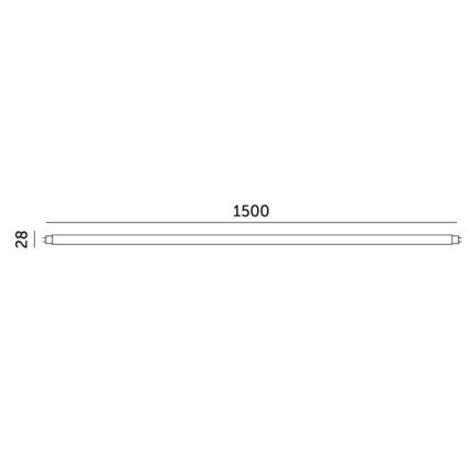 LED Luminofoortoru T8 G13/22W/230V 6500K 150 cm