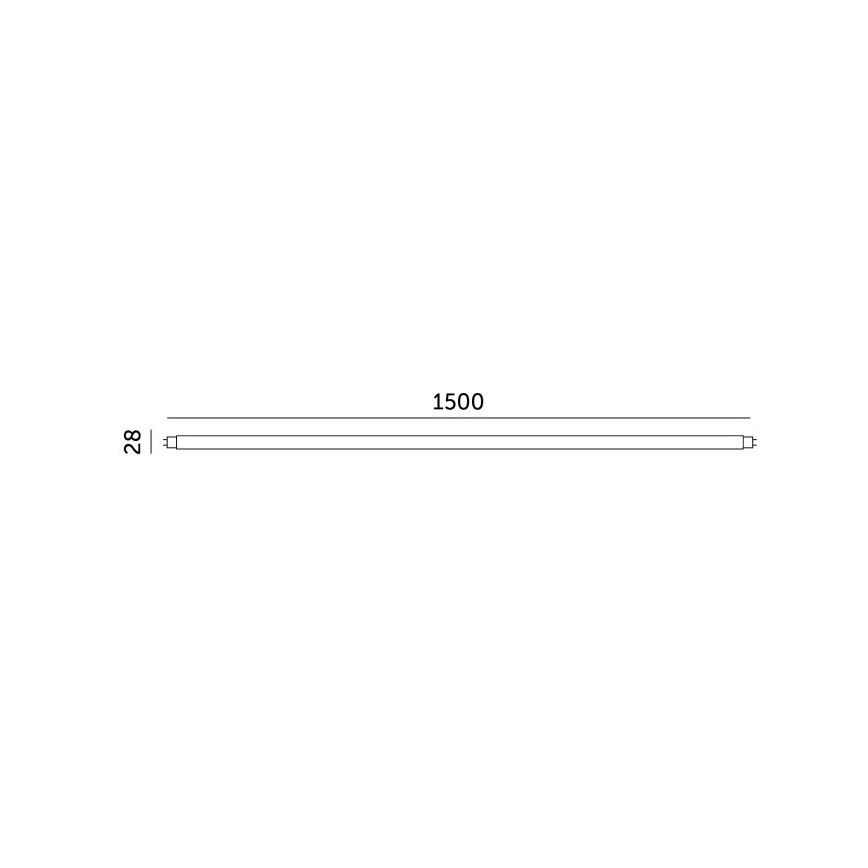 LED Luminofoortoru T8 G13/22W/230V 6500K 150 cm