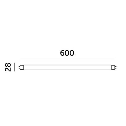 LED Luminofoortoru T8 G13/9W/230V 6500K 60 cm