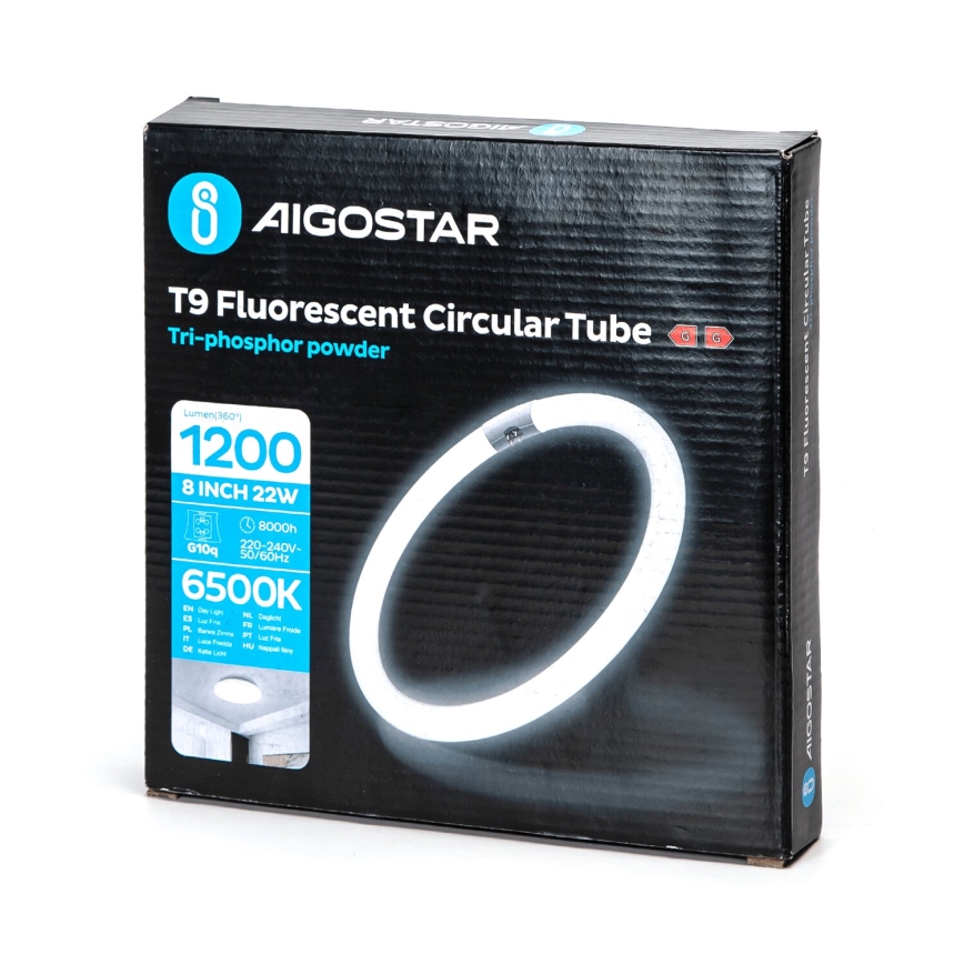 LED Luminofoortoru T9 G24q-1/22W/230V 6500K - Aigostar