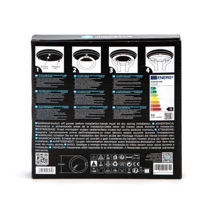 LED Luminofoortoru T9 G24q-1/22W/230V 6500K - Aigostar