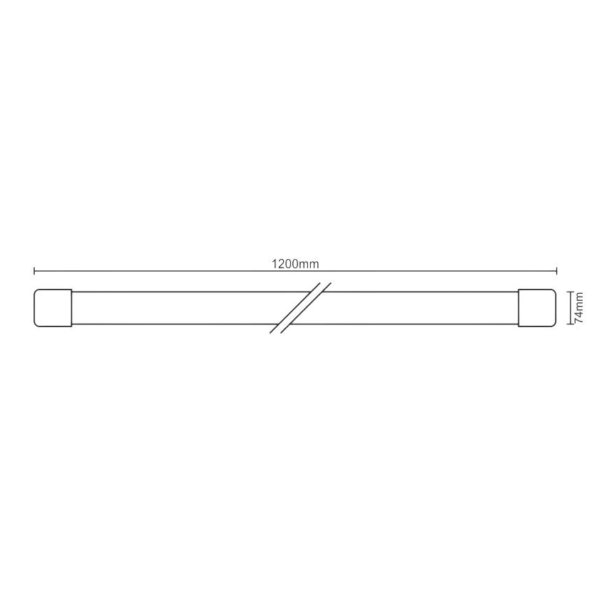 LED Luminofoorvalgusti LED/36W/230V 4000K 120 cm