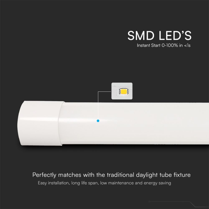 LED Luminofoorvalgusti LED/50W/230V 3000/4000/6500K 146 cm