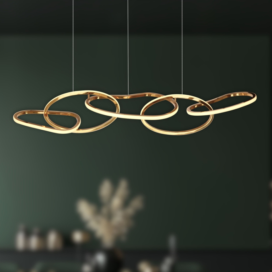 LED lüster kaablil ANNELI LED/45W/230V 125 cm kuldne