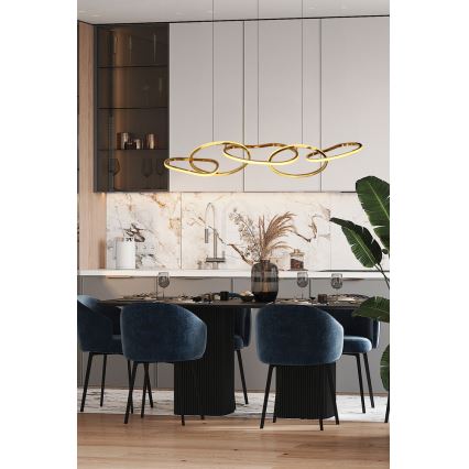 LED lüster kaablil ANNELI LED/45W/230V 125 cm kuldne