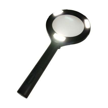 LED-luup 3× suurendusega LED-valgustusega/3W/2xAA IP22
