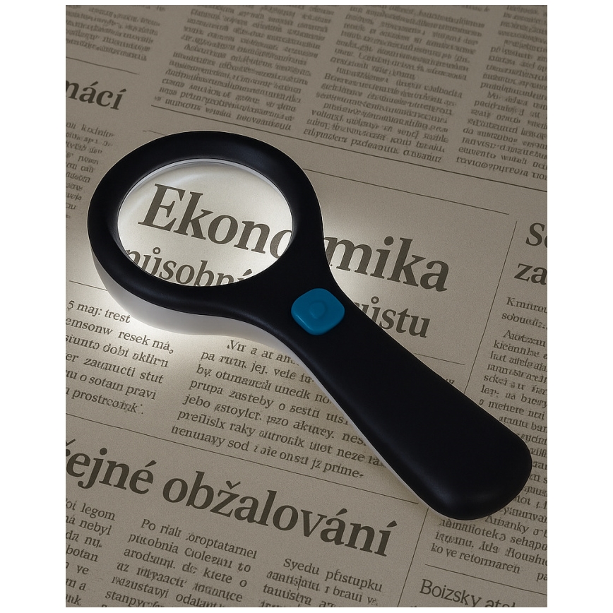 LED luup 3×ZOOM koos LED-valgustusega/3W/2xAAA IP22