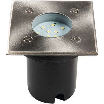 LED maasse paigaldatav sõiduteevalgusti GORDO LED/1W/230V 9,5x9,5 cm IP67 roostevaba