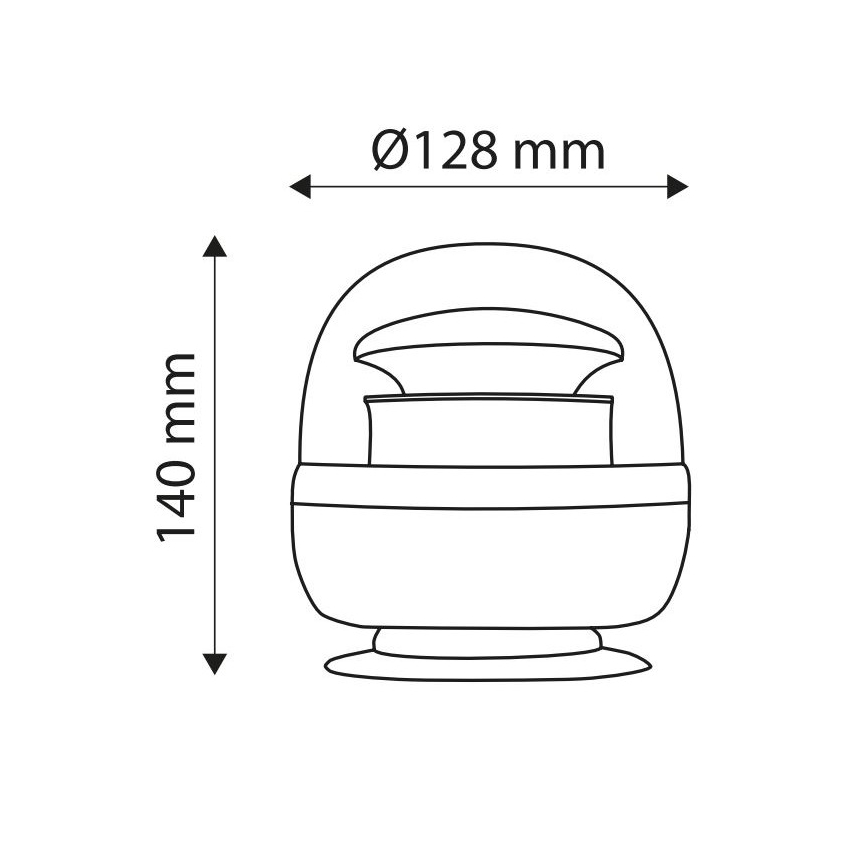 LED Magnetiline ohutusvilkur LIGHT LED SMD 2835/12-24V